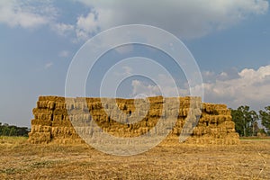 straw bales