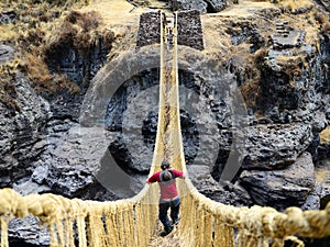 Straw bridge photo