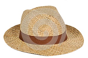 Straw hat isolated