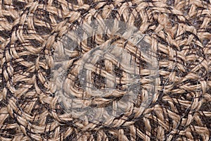 Straw hat texture closeup