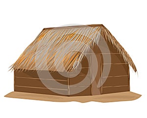 Straw hut