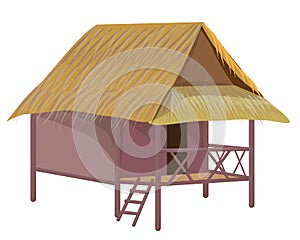 Straw hut