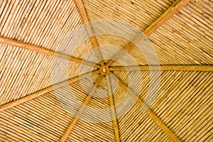 Straw Hut Bamboo Roof