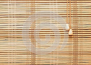 Straw mat background