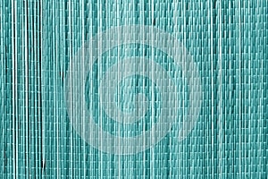 Straw mat texture in cyan tone