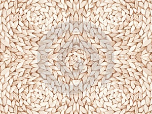 Straw pattern texture repeating seamless. Natural woven straw background.