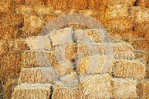 Straw stacked background