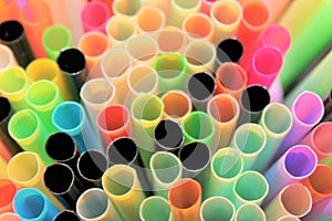 Straw straws drinking plastic colourful background group object