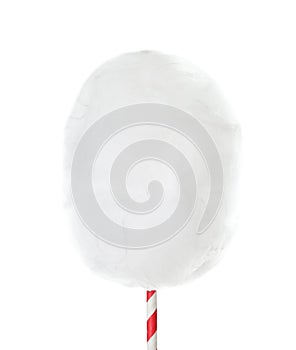 Straw with yummy cotton candy