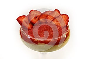 Strawbberries and kiwi