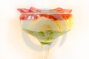 Strawbberries and kiwi