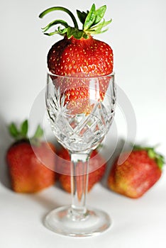 Strawbberries and kiwi