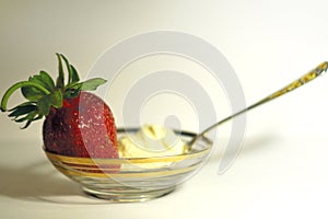 Strawbberries and kiwi