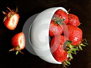 Strawberies in a bowl