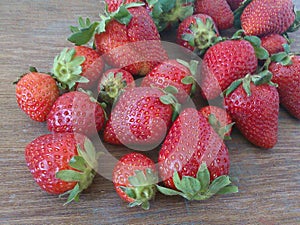 Strawberries in all size