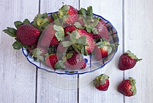 Strawberries in Bowl