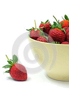 Strawberries in Bowl