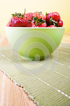 Strawberries bowl.