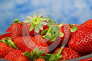 Strawberries bowl