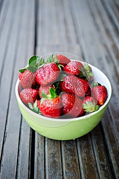 Strawberries bowl