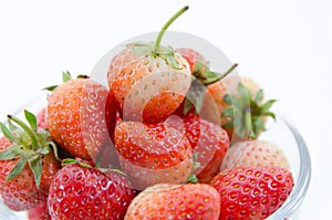 strawberries in a bowl