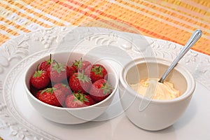 Strawberries and Clotted Cream,