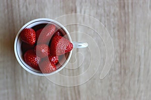 Strawberries in a Cup