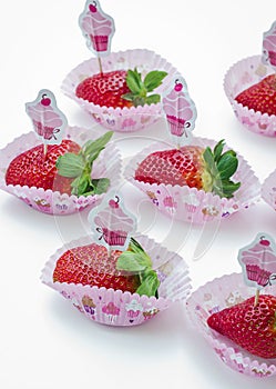 Strawberries - Cupcakes