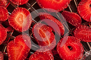 Strawberries and drier concept