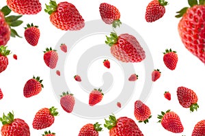 strawberries with effect. photo