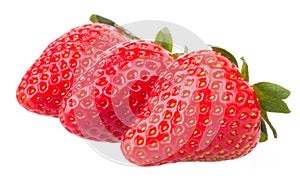 Strawberries fruits macro strawberry