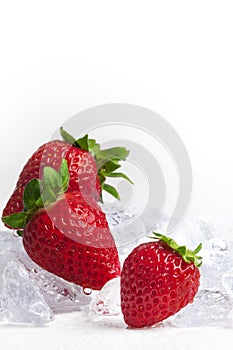 Strawberries on Ice