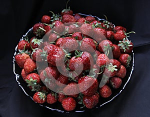 Strawberries on a plate