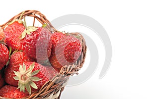 Strawberries in pottle