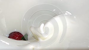 Strawberries in Slow Motion