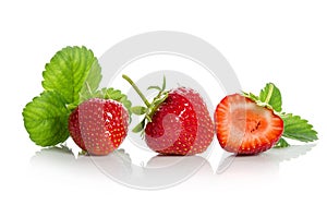 strawberries, two and one half