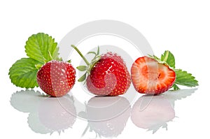 strawberries, two and one half