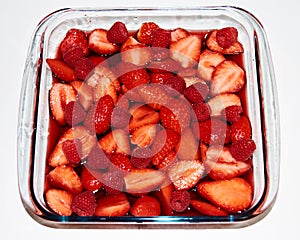 Strawberries very fresh and nutritive for eat