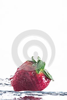 Strawberries In Water