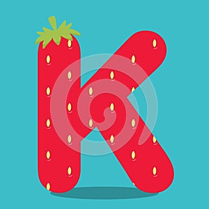 STRAWBERRY ALPHABET K 11