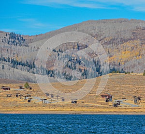 Strawberry Bay Campground on Strawberry Reservoir in Uinta National Forest, Heber City, Utah