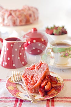 Strawberry Bunt Cake