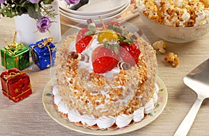 Strawberry cake