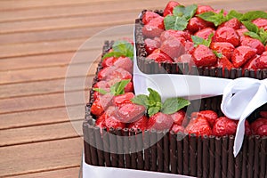 Strawberry cake