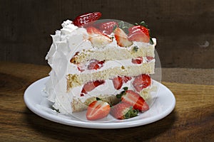 Strawberry cake