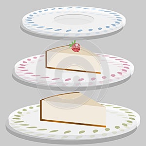 Strawberry Cheesecake Plate