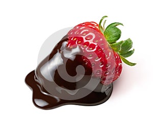 Strawberry with chocolate dipped