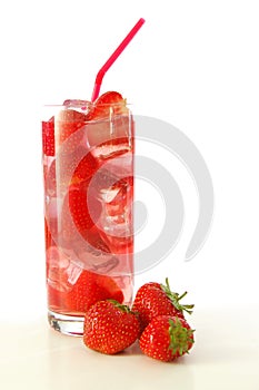 Strawberry cocktail