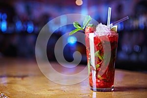 Strawberry cocktail