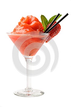 Strawberry cocktail